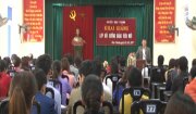 Khai giảng lớp bồi dưỡng đảng viên mới năm 2017