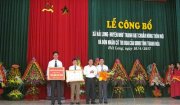 Xã Hải Long đón nhận Quyết định xã đạt chuẩn nông thôn mới