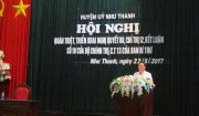 Huyện ủy Như Thanh: Tổ chức hội nghị triển khai quán triệt thực hiện Nghị quyết số 08-NQ/TW...