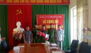THÀNH LẬP CHI BỘ CÔNG AN XÃ PHƯỢNG NGHI