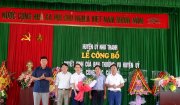 LỄ CÔNG BỐ QUYẾT ĐỊNH CỦA BAN THƯỜNG VỤ HUYỆN UỶ VỀ CÔNG TÁC CÁN BỘ