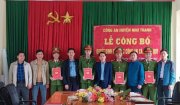 Lễ công bố quyết định tổ chức công an xã chính quy