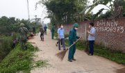 Xã Phượng Nghi triển khai kế hoạch thực hiện tiêu chí môi trường và ra quân dọn dẹp vệ sinh môi trường, đường làng, ngõ xóm