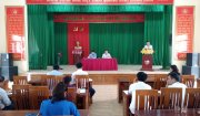 BAN QUẢN LÝ XÂY DỰNG NTM XÃ PHƯỢNG NGHI TỔ CHỨC HỘI NGHỊ GIAO BAN THÁNG 5 NĂM 2023