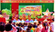 Trường mầm non Phượng Nghi tổ chức “Đêm hội trăng rằm” cho các em học sinh