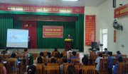 Xã Phượng Nghi tổ chức hội nghị tập huấn cho cán bộ làm công tác đưa  lao động đi làm việc ở nước ngoài có thời hạn