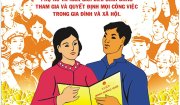“Đảm bảo an sinh xã hội, tăng quyền năng và tạo cơ hội cho phụ nữ và trẻ em gái nhằm thực hiện bình đẳng giới và xóa bỏ bạo lực trên cơ sở giới”