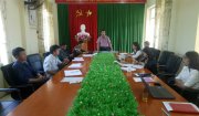 UBND xã Phượng Nghi tổ chức hội nghị đánh giá xếp loại cán bộ, công chức cuối năm 2023.