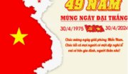 Bài tuyên truyền kỷ niệm 49 năm ngày giải phóng miền nam, thống nhất đất nước (30/4/1975 - 30/4/2024)