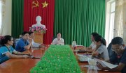 UBMTTQ xã Phượng Nghi tổ chức hội nghị triển khai kế hoạch lấy phiếu đánh giá sự hài lòng của người dân về xã xây dựng NTM