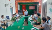 Ban chỉ đạo xây dựng NTM xã Phượng Nghi kiểm tra tình hình, tiến độ thực hiện nhiệm vụ xây dựng NTM năm 2024