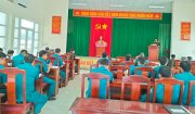 Ban CHQS huyện Như Thanh tổ chức hội nghị giao ban cơ sở đánh giá kết quả tổ chức thực hiện nhiệm vụ quân sự, quốc phòng tháng 5; Triển khai nhiệm vụ trọng tâm tháng 6 năm 2024