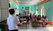 Hội nghị tuyên truyền phổ biến giáo dục pháp luật về Luật hôn nhân và gia đình năm 2014 tại thôn Cộng Thành xã Phượng Nghi.