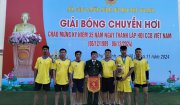 Hội Cựu chiến binh huyện Như Thanh tổ chức giải bóng chuyền hơi chào mừng kỷ niệm 35 năm ngày thành lập Hội Cựu chiến binh Việt Nam (06/12/1989 - 06/12/2024)