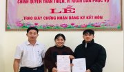 UBND xã Phượng Nghi tổ chức Lễ Trao giấy chứng nhận kết hôn