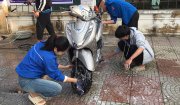 Tuổi trẻ Phượng Nghi tổ chức chương trình rửa xe gây quỹ đầy ý nghĩa